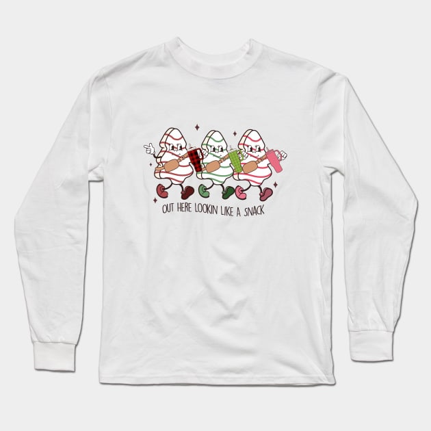 Out Here Lookin' Like a Snack Long Sleeve T-Shirt by Nessanya